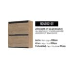 AEREO HIBISCO 80CM 2 PUERTAS AVEIRO/GRAFITO