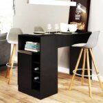 MESON ISLA DE COCINA/COMEDOR COLOR NEGRO