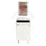 MUEBLE BAÑO C/BOTIQUIN ONIX 44 BLANCO/NEGRO  BELIZE