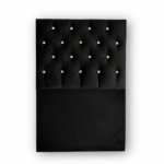 RESPALDO CAMA 1 PLAZA ESTILO RECTO CON DIAMANTES  -CLMB- - Imagen 4