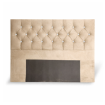 RESPALDO CAMA 2 PLAZAS ESTILO RECTO CON DIAMANTES  -CLMB-