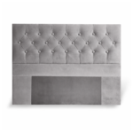 RESPALDO CAMA 2 PLAZAS ESTILO RECTO CON BOTONES  -CLMB-