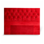 RESPALDO CAMA 2 PLAZAS ESTILO RECTO CON BOTONES  -CLMB- - Imagen 2