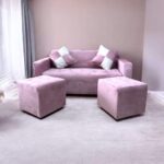 SOFÁ MINI 2 CUERPOS + 2 POUF COLOR A ELECCIÓN - Imagen 3