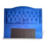 RESPALDO CAMA 2 PLAZAS ESTILO CURVO CON BOTONES  -CLMB-