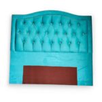 RESPALDO CAMA 2 PLAZAS ESTILO CURVO CON DIAMANTES  -CLMB-