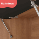 KIT DE COCINA 4PT 1CJ MACADAMIA COLOR FREIJO/GRAFITO (THELA) MEDIDAS: L. 1,20 | P. 47 | A. 1,97 - Imagen 3