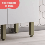 KIT DE COCINA 4PT 1CJ MACADAMIA COLOR FREIJO/BLANCO (THELA) MEDIDAS: L. 1,20 | P.47 | A.1,97 - Imagen 6