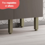 KIT DE COCINA 4PT 1CJ MACADAMIA COLOR FREIJO/GRAFITO (THELA) MEDIDAS: L. 1,20 | P. 47 | A. 1,97 - Imagen 5