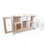 RACK/APARADOR 3 PUERTAS 1 CAJON COLOR BLANCO - Imagen 2