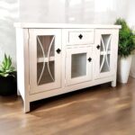 RACK/APARADOR 3 PUERTAS 1 CAJON COLOR BLANCO