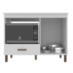 MESON COOKTOP ROMA 1CJ 1PT COLOR BLANCO - Imagen 2