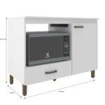 MESON COOKTOP ROMA 1CJ 1PT COLOR BLANCO - Imagen 3