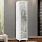 MULTIUSO MARRY DE 1 PUERTA CON ESPEJO COLOR BLANCO