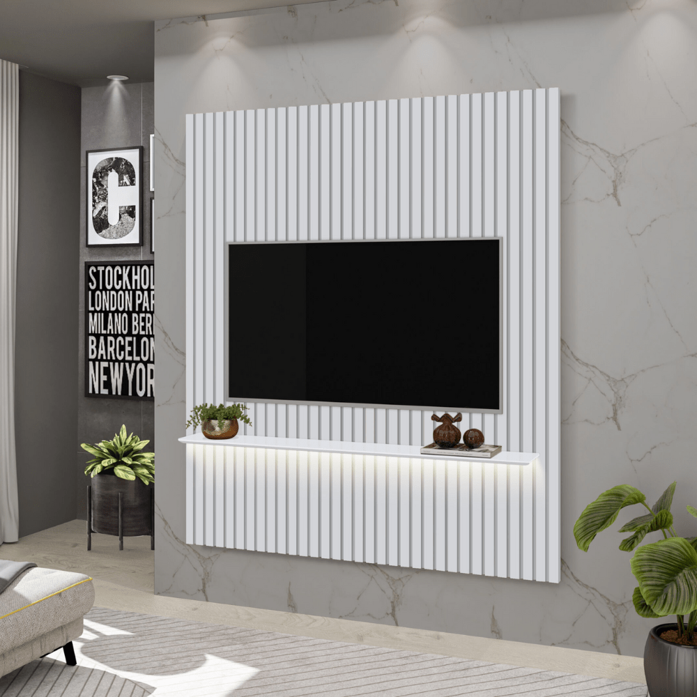 panel absolut blanco PANEL RIPADO ABSOLUT 231X250 COLOR BLANCO - Imagen 1