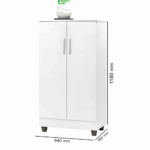 MULTIUSO DE MADERA SMART 2PT COLOR BLANCO - Imagen 2