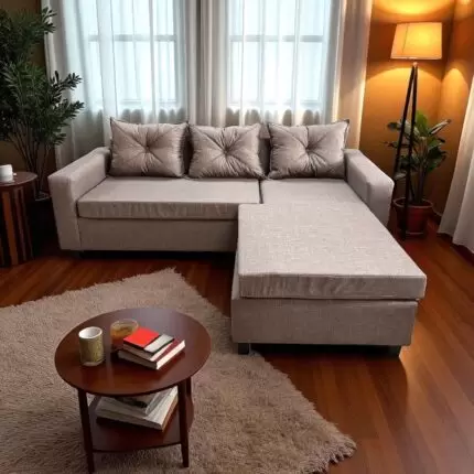 SECCIONAL MONACO CUADRADRO CON MODULAR - COLOR A ELECCIÓN -