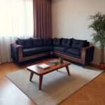 SECCIONAL "L" BILBAO 5 PUESTOS CON MADERA COLOR A ELECCION