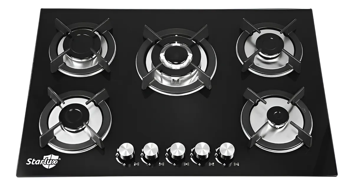 D_NQ_NP_2X_990568-MLC91027247591_082025-F COCINA ENCIMERA VIDRIO DE 5 PLATOS STARLUX.ZF - Imagen 1