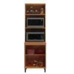 KIT HORNO/MICRO 3 PUERTAS ANDRIA COLOR NATURALE/NUDE -MVS SUL- - Imagen 2