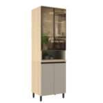 CRISTALERA ANDRIA C/VIDRIO COLOR NATURALE/NUDE