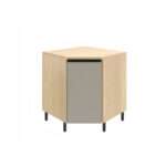 MESON ESQUINERO 1 PUERTA OBLICUO ANDRIA COLOR NATURALE/NUDE