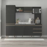 KIT COCINA VITORIA 5 PT 3CJ COLOR NEGRO (soluzione)