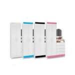 ROPERO/COMODA NEW CAPRI 2PT 4CJ CON ESPEJO COLOR BLANCO/FLEX -ALBTROZ-