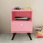 VELADOR 1 CAJON COLOR ROSADO (mvbento)