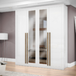 ROPERO CANNES 4 PUERTAS COLOR BLANCO  -MXL-