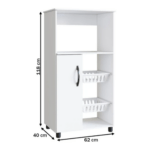 VERDULERO KELLY 1 PUERTA COLOR BLANCO -IRM- - Imagen 2