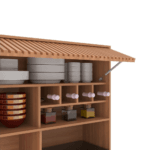 KIT COCINA EMILIA 7 PUERTAS 3 CAJONES COLOR FREIJO/FUME - Imagen 3