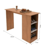 MESÓN ISLA RAVENNA COLOR FREIJO/OFF WHITE -J CV- - Imagen 2