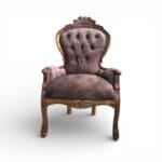 LIVING NORMANDO CON SITIALES 3.1.1 TELA FELPA COLOR CAFÉ - Imagen 3