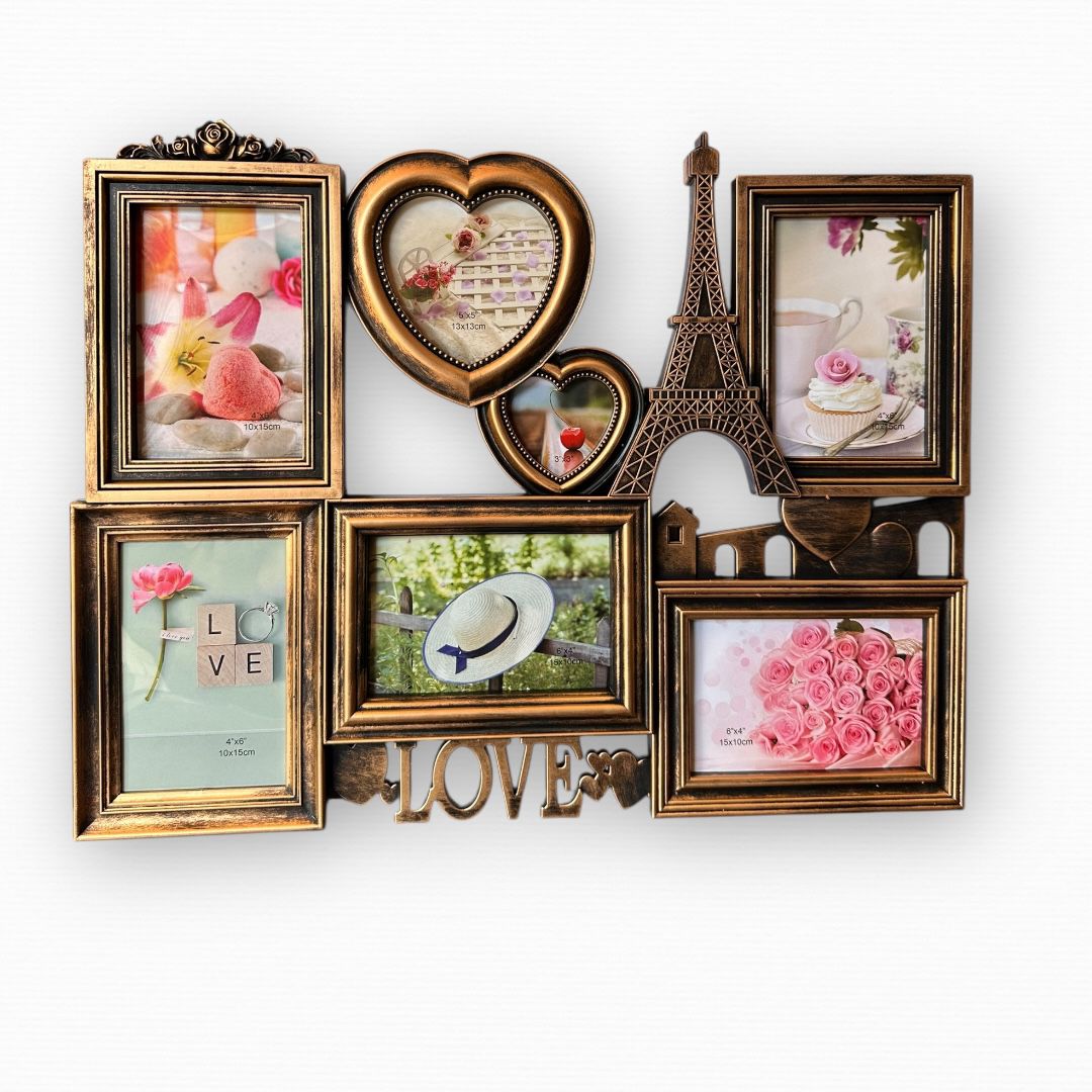 porta foto paris vintage PORTA FOTO PLASTICO ESTILO PARÍS - Imagen 1