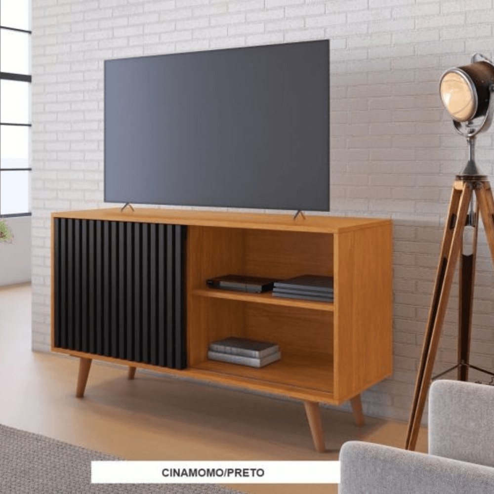 rack cariño preto RACK CARIÑO 1 PT CORREDERA COLOR CINAMOMO/NEGRO -JCM- - Imagen 1