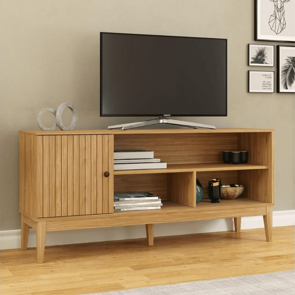 rack mb 1056 cafe RACK MADERA 1 PT MIEL/MIEL -MVBTO- - Imagen 1