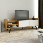 RACK MADERA 2CJ COLOR MIEL/OFF WHITE -MVBTO-