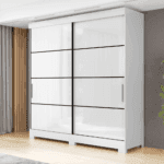 ROPERO CASA BLANCA 2 PT CORREDIZAS COLOR BLANCO -MXL-