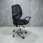 SILLA ESCRITORIO RESPALDO BAJO COLOR NEGRO -BAO- - Imagen 2