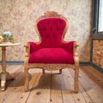 LIVING NORMANDO CON SITIALES 3.1.1 TELA FELPA COLOR ROJO - Imagen 3