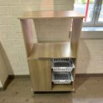 VERDULERO 1 PUERTA COLOR DORADO -J CV-