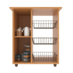 VERDULERO LUNA 1PT 3 CANASTAS COLOR ANGELIN/OFF WHITE - Imagen 2