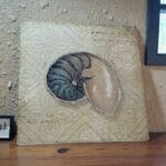 CUADRO MARINO DE MADERA 30 X 30 CM. - Imagen 2