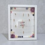 CUADRO CON FLORES Y LUZ LED