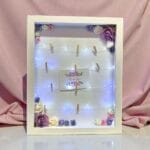 CUADRO CON FLORES Y LUZ LED - Imagen 2