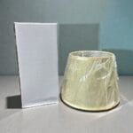 LÁMPARA DE CERAMICA PARA MESA | COLOR DORADA O PLATEADA 15 CM DE ALTO - Imagen 4