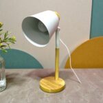 LÁMPARA DE MESA MADERA Y METAL | 3 COLORES DISPONIBLES