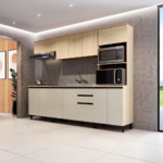 CONJUNTO DE COCINA ANDRIA 5 MODULOS COLOR NATURALE/NUDE