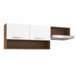 AEREO COCINA EMILLY 2 PUERTAS COLOR RUSTICO/BLANCO -MADESA-